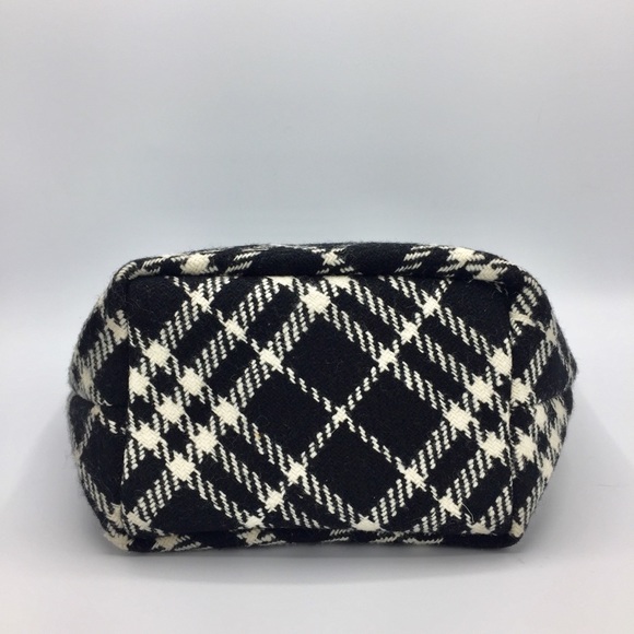 Burberry London Small Wool Check Purse Bag - Picture 11 of 17